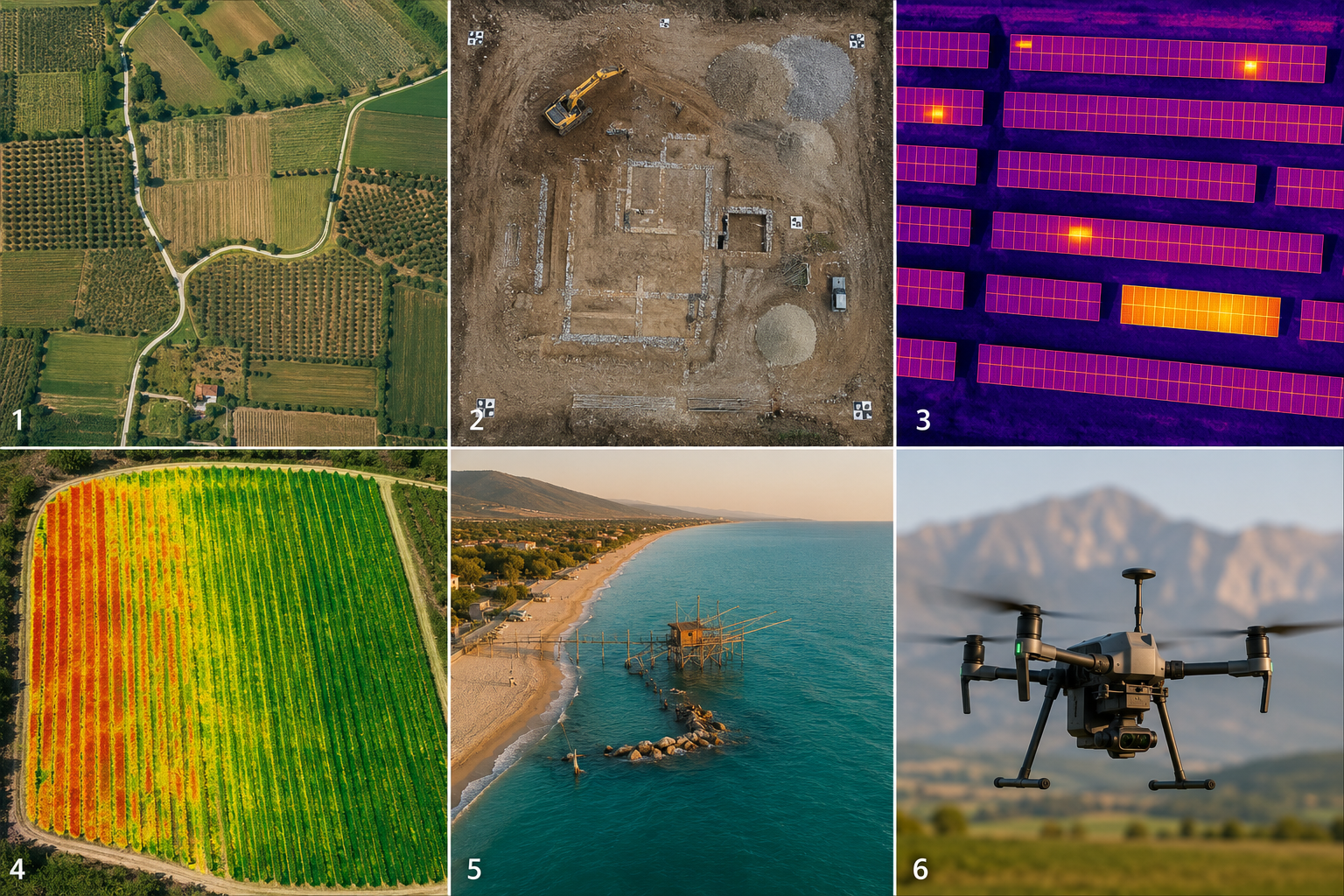 Panoramica dei servizi con drone di VoloLab