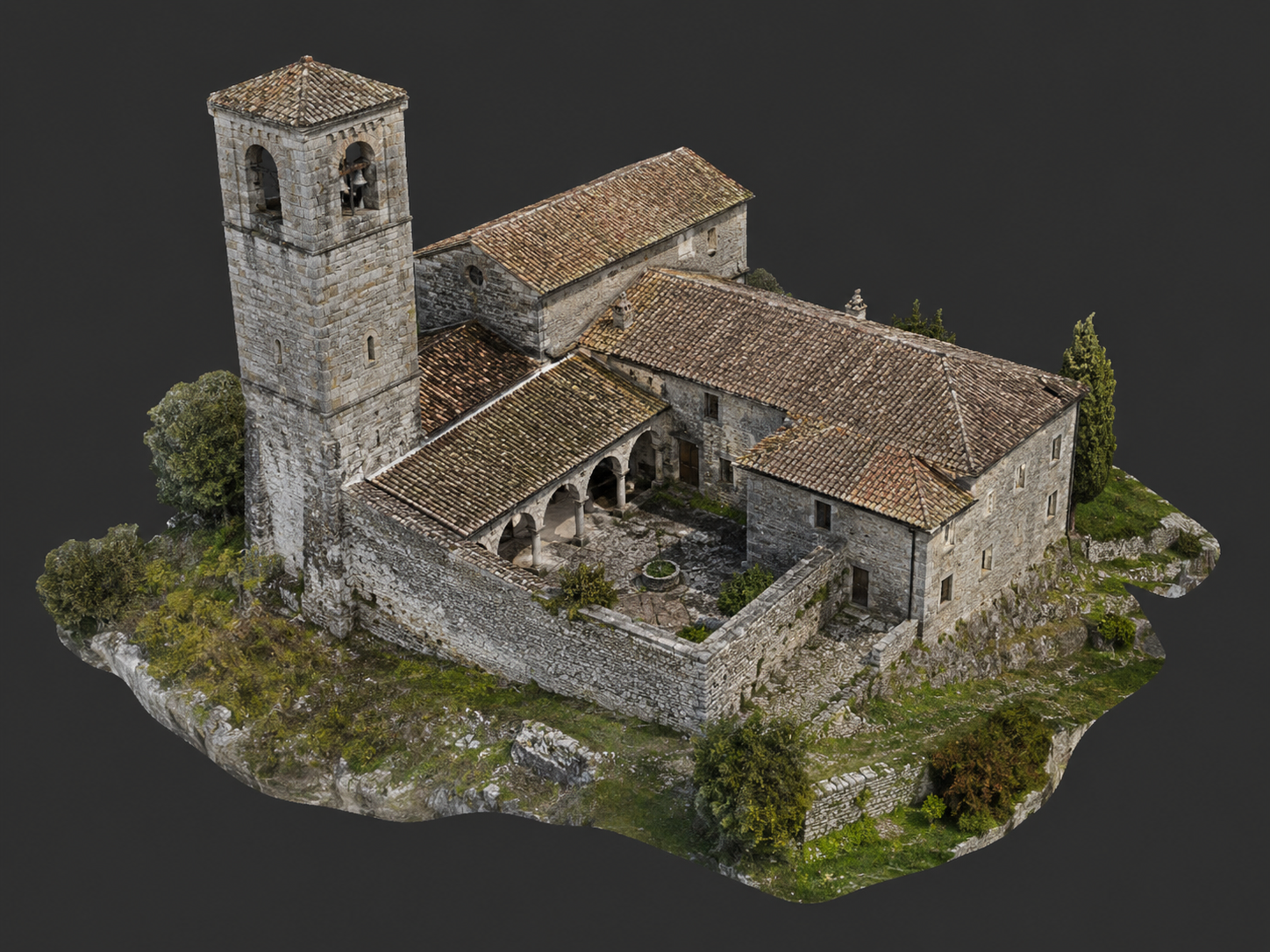 Modello 3D di edificio storico