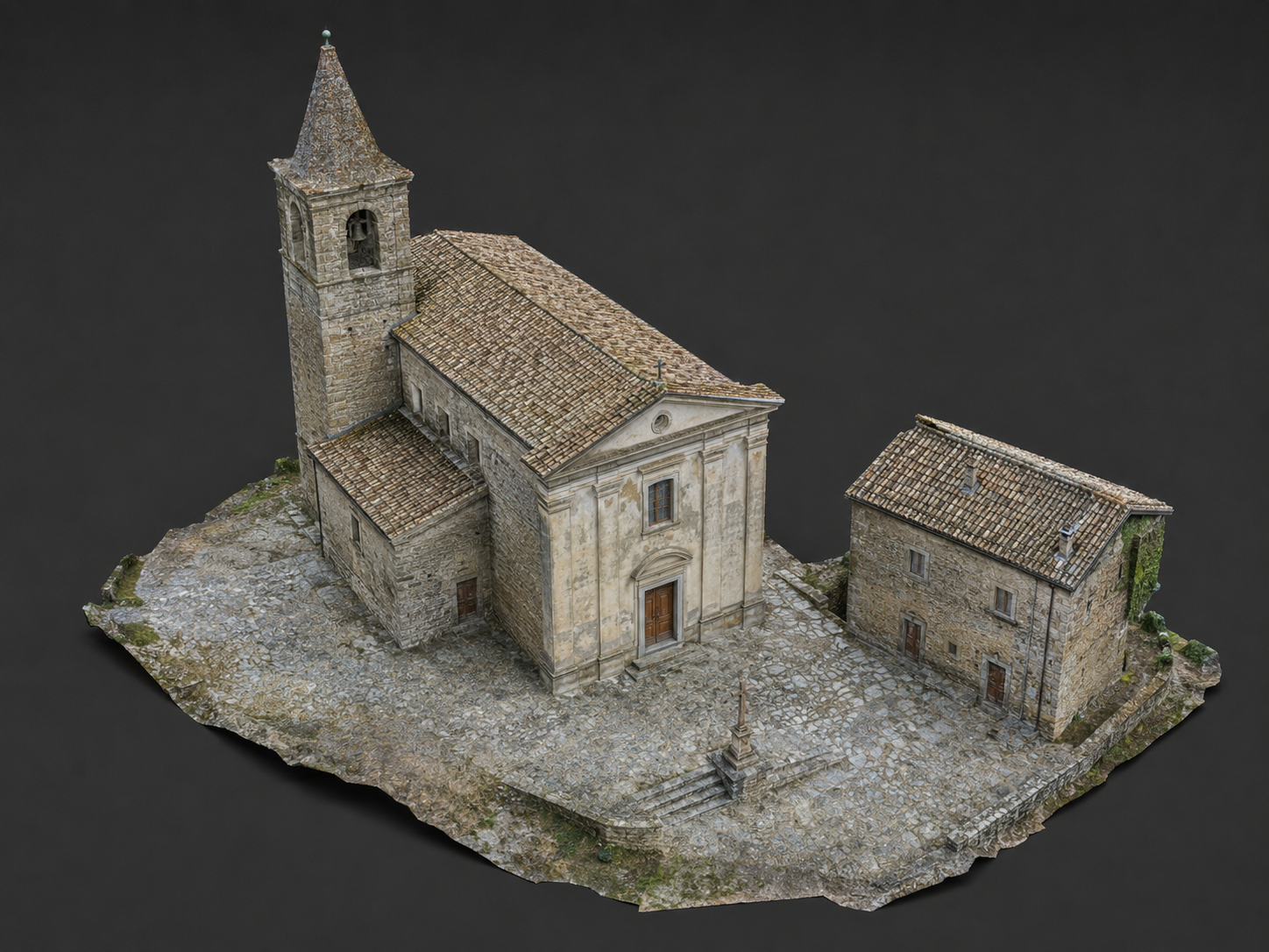 Modello 3D di chiesa