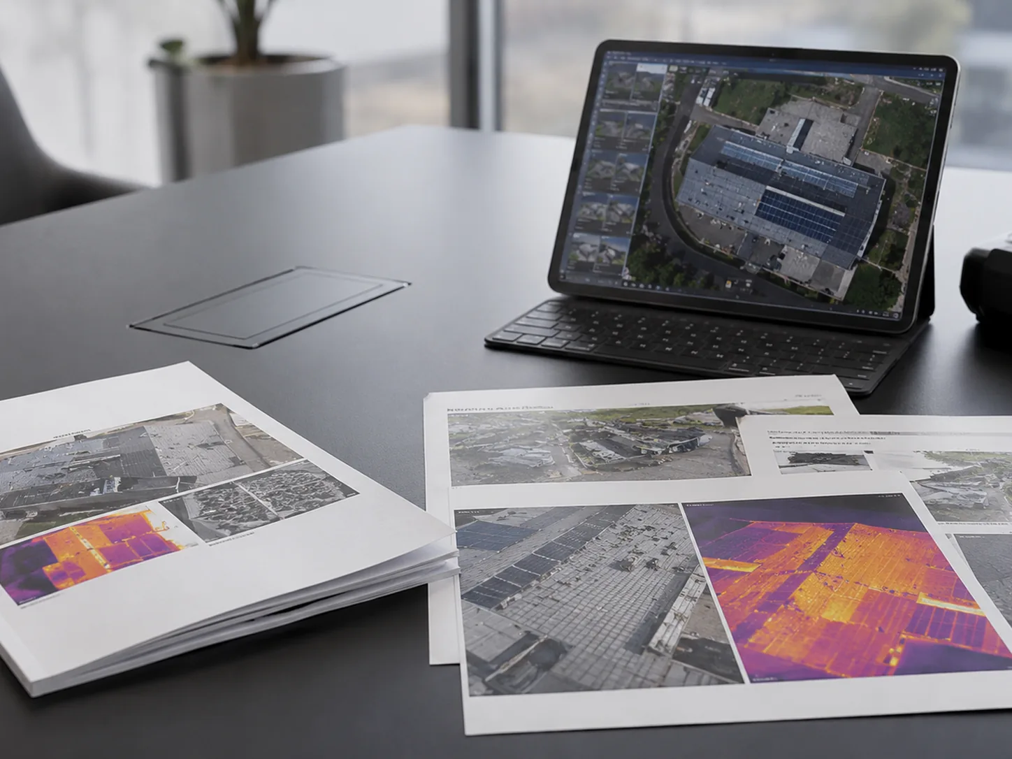Esempio visuale di report drone tecnico